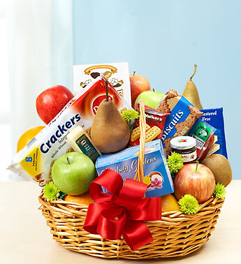 Deluxe Fruit &amp;amp; Gourmet Basket