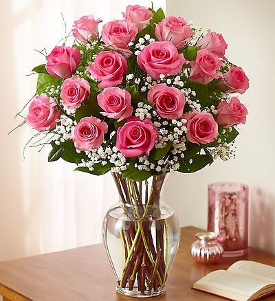 Rose Elegance&amp;trade; Premium Long Stem Pink Roses