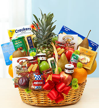 Deluxe Fruit &amp;amp; Gourmet Basket