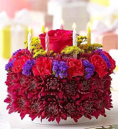 Birthday Flower Cake&amp;reg; Purple