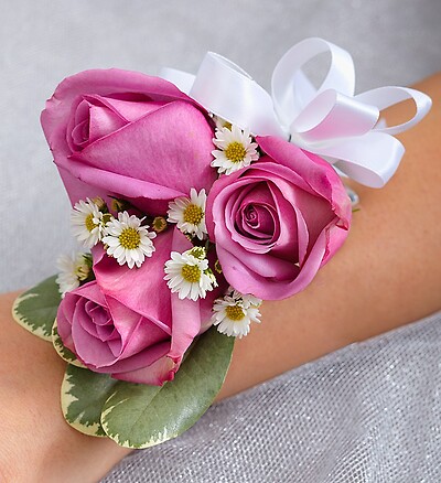 Purple Elegance Corsage